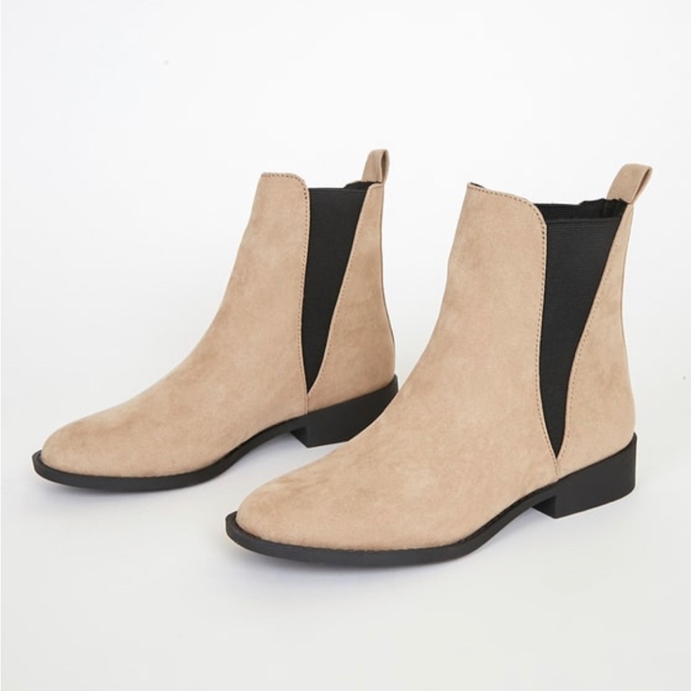 Lulus Zadie Taupe Suede Ankle Booties